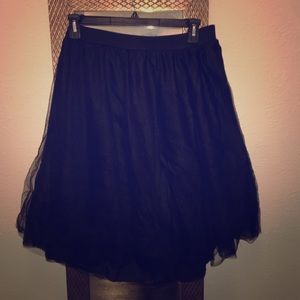 Black Tulle Ballerina Skirt